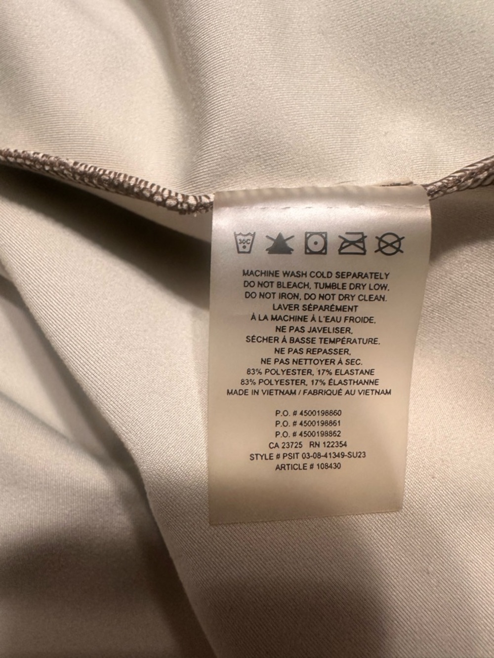 Aritzia TNA Belleclaire Dress Size Large - Picture 7 of 7
